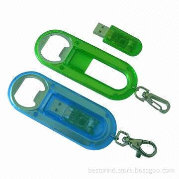 Multifunction USB Flash Drive with Bottle Opener, Ideal for Promotional Purposes